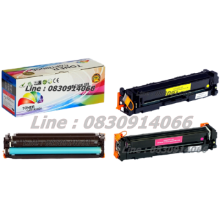 หมึกเทียบเท่า HP 202A หมึกชุดสี แยก 4 ตลับ รหัส CF500A BK , CF501A C , CF502A Y , CF503A M